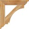 Ekena Millwork Imperial Traditional Rough Sawn Bracket, Western Red Cedar, 4"W x 24"D x 24"H BKT04X24X24IMP01RWR - alternate 2